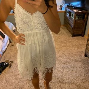 White Lace Summer Dress